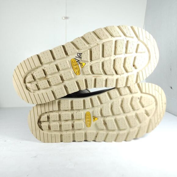 KEEN Men's Cincinnati Wellington US7D Leather Carbon Fiber Toe PullOn Work Boot - Picture 9 of 16